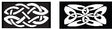 MED RECTANGLE BLOCK-CELTIC medical education tool with durable rectangular block and Celtic design for anatomy teaching and demonstrations