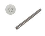 3/16" Steel Star Outline Stamp by PMC Supplies