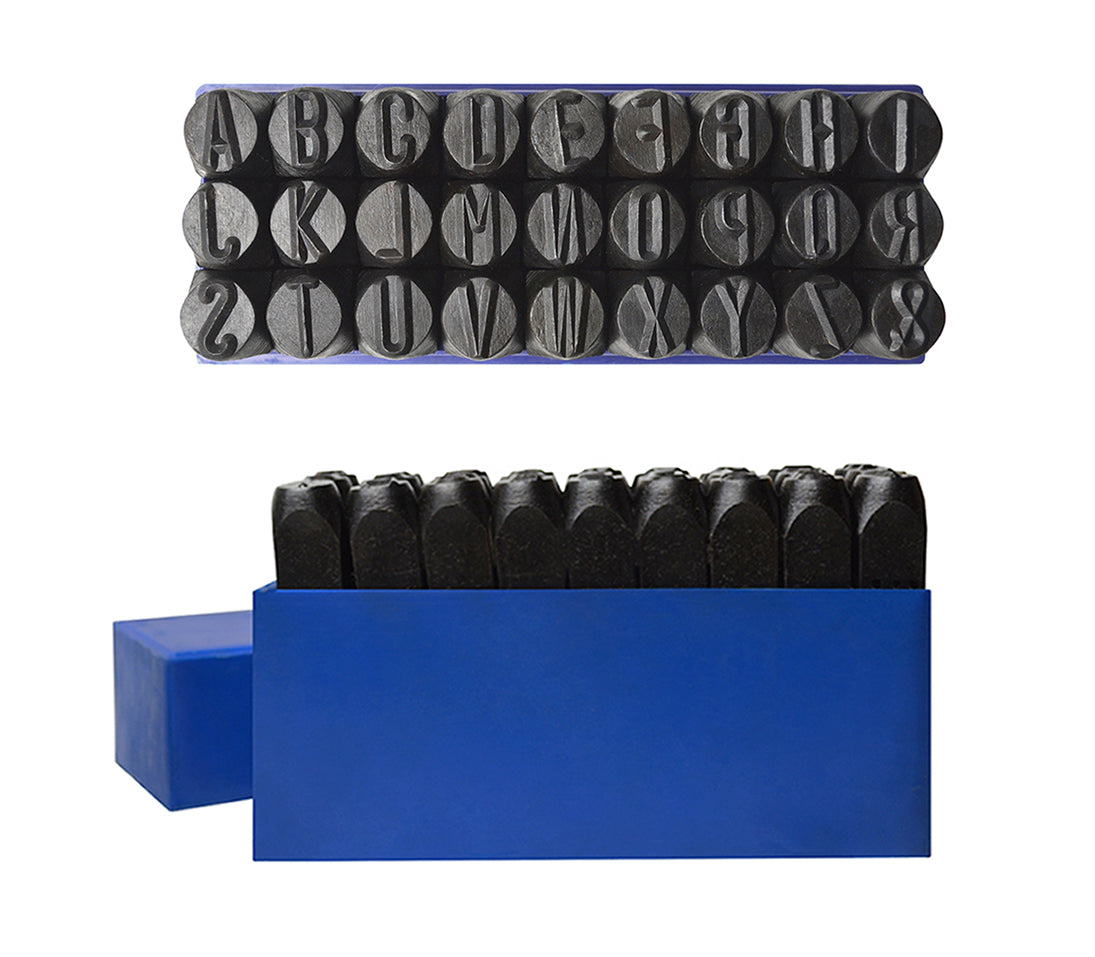 1/2" Steel Stamps - Letters A-Z by PMC Supplies