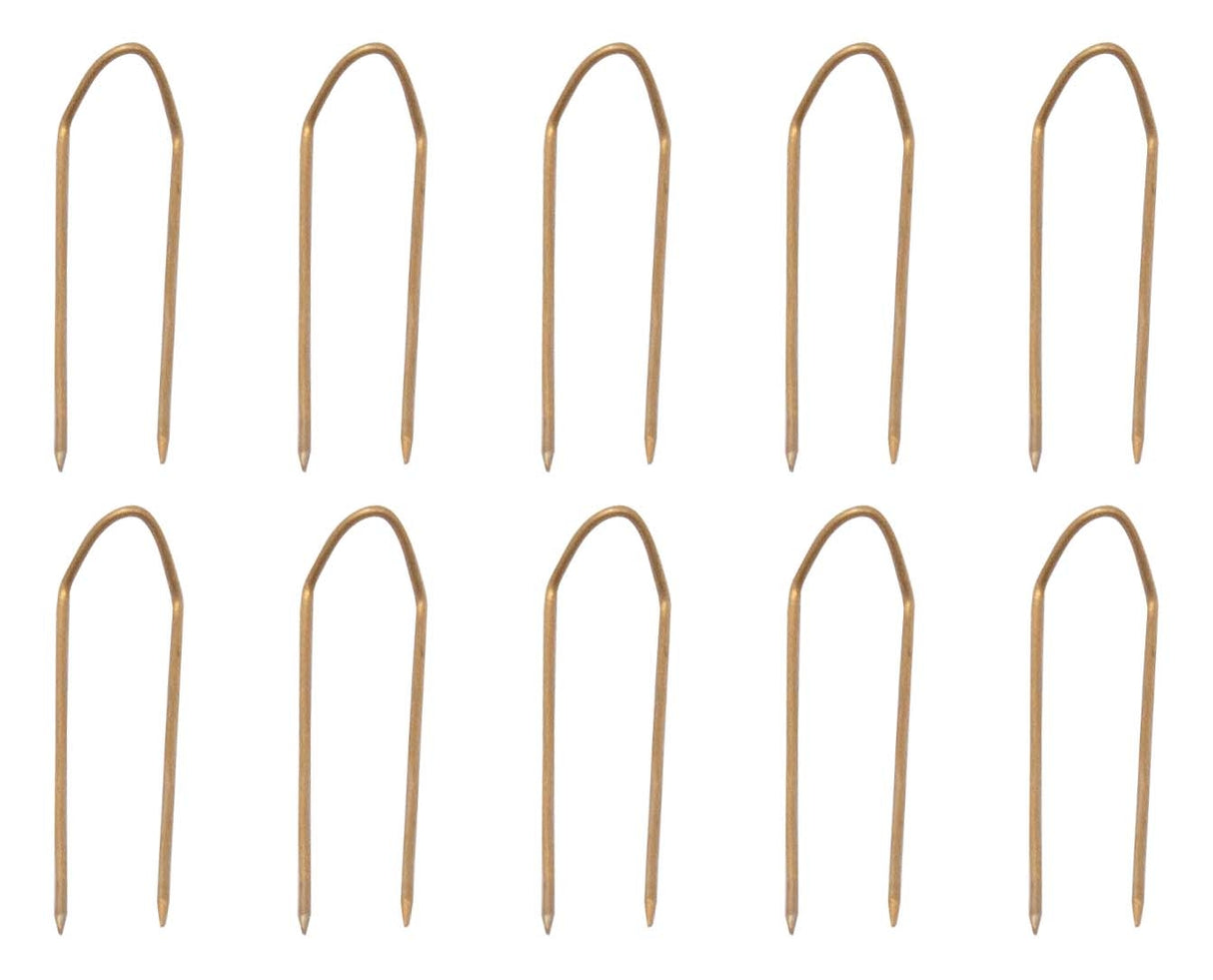 100 Piece Large Brass U Pins 