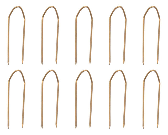 100 Piece Large Brass U Pins 