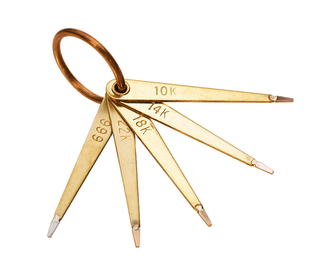 Testing Needle 10K, 14K, 18K, 22K Gold and .999 Silver Testing Needle Set – PMC Supplies