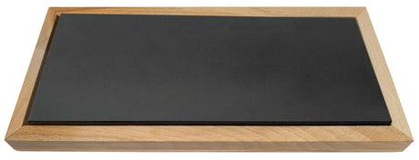 8" x 3" x 1/2" Natural Testing Stone with Wooden Storage Box by PMC Supplies