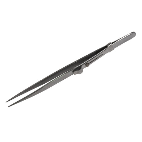 6" Fine Tipped Slide-Locking Tweezers