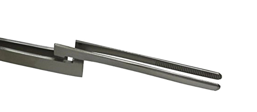 Stainless Steel Cross-Locking Raised Standup Tweezers 