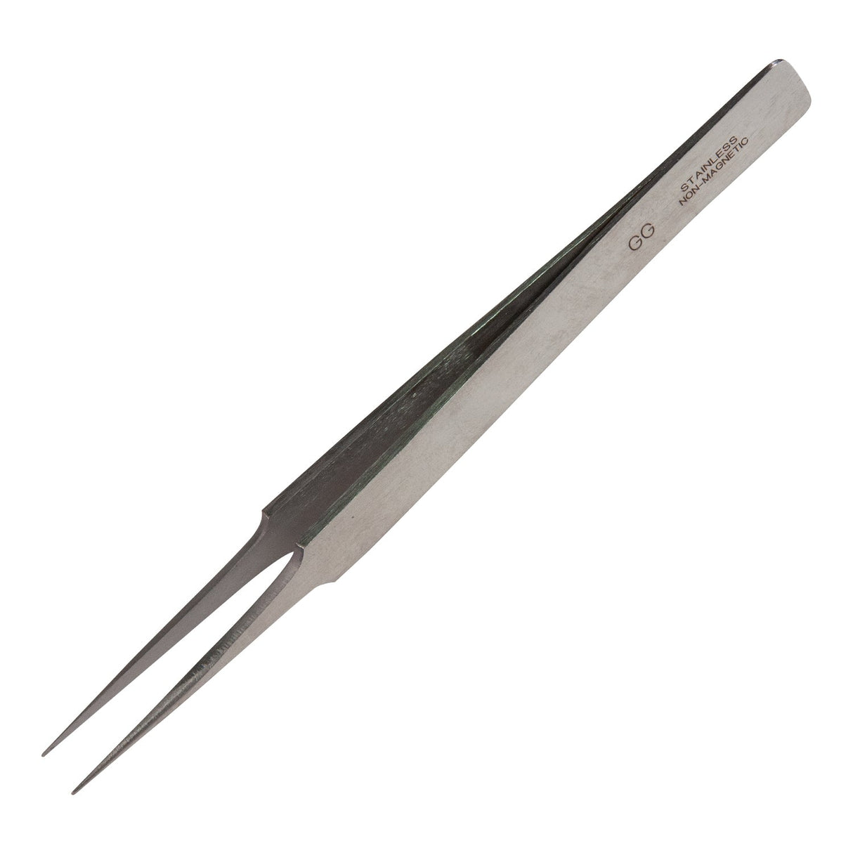 Antimagnetic tweezers No. GG stainless steel precision tool for electronics and jewelry making