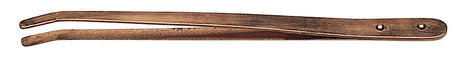 8-1/2 inch curved copper tweezers for precise, chemical-resistant handling in labs and crafts