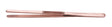 Copper Pickling Tweezers - Straight w/ Serrated Jaws