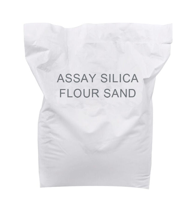 50 LBS Assay Silica Flour Sand 400 Mesh white bag for laboratory and precision applications