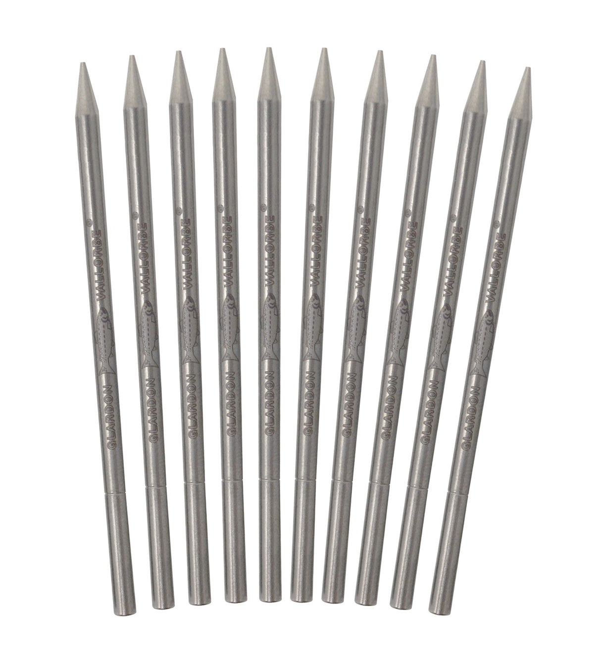 10-piece Glardon Vallorbe Swiss-made beading stone set in durable chromium steel for precision jewelry work