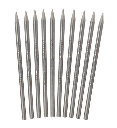 10-piece Glardon Vallorbe Swiss-made beading stone set in durable chromium steel for precision jewelry work