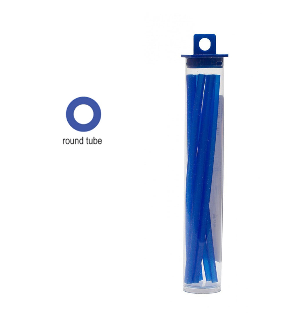 Cowdery Round Tube - 2.0 mm Blue