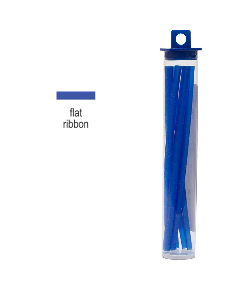 Cowdery Flat Ribbon - 4.0 mm Blue