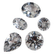 White Topaz 9mm Round Faceted Gemstone