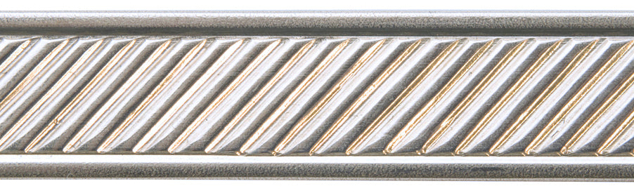 3' Nickel Silver Pattern Wire - Slanted Lines with Border 16 Gauge