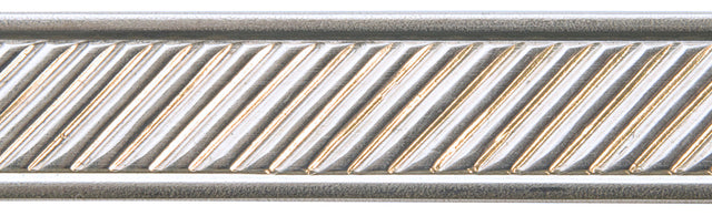 3' Nickel Silver Pattern Wire - Slanted Lines with Border 16 Gauge