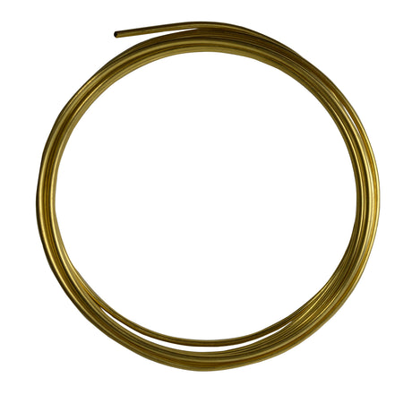 10' Round Dead Soft Red Brass Wire - 10 Gauge