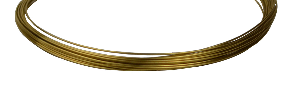 25' Round Dead Soft Red Brass Wire - 24 Gauge