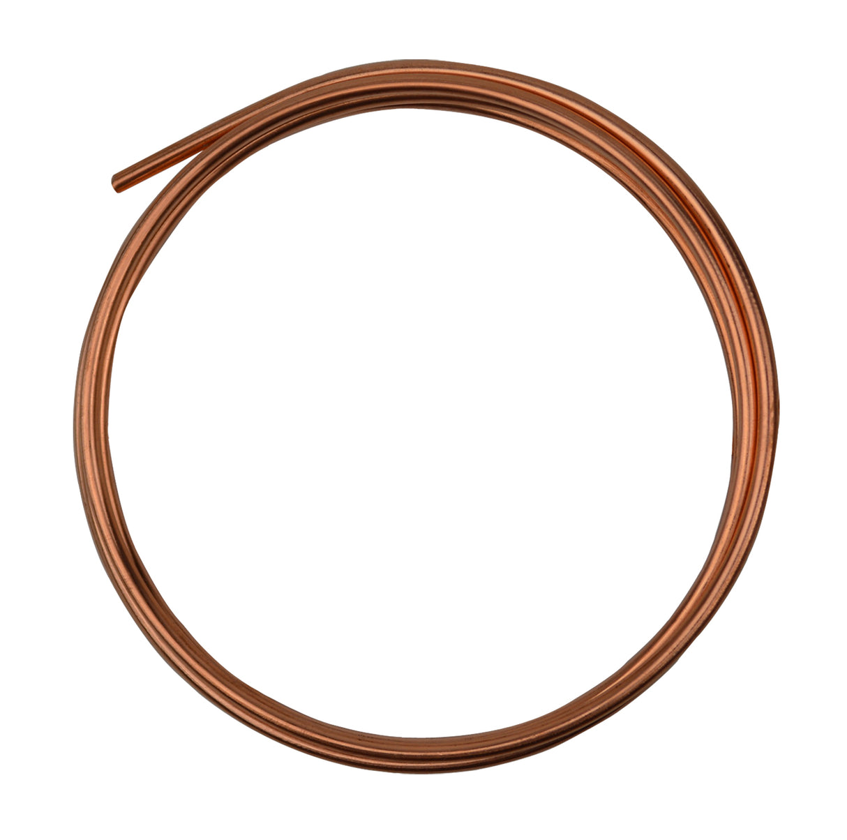 5' Round Dead Soft Copper Wire - 8 Gauge