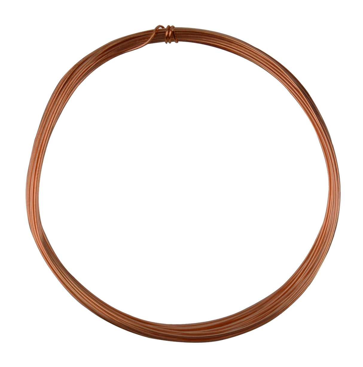 25' Round Dead Soft Copper Wire - 21 Gauge