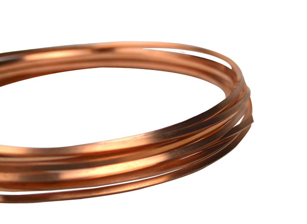 10' Square Dead Soft Copper Wire - 12 Gauge