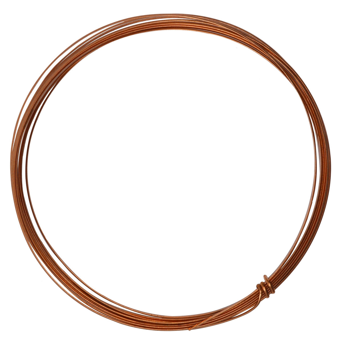 Half Round Half Hard Copper Wire - 16 Gauge, 10ft | Jewelry & Craft ...