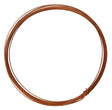 10' Half Round Half Hard Copper Wire - 16 Gauge