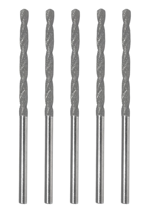 5 Pack Diamond Coated Drills Size #56
