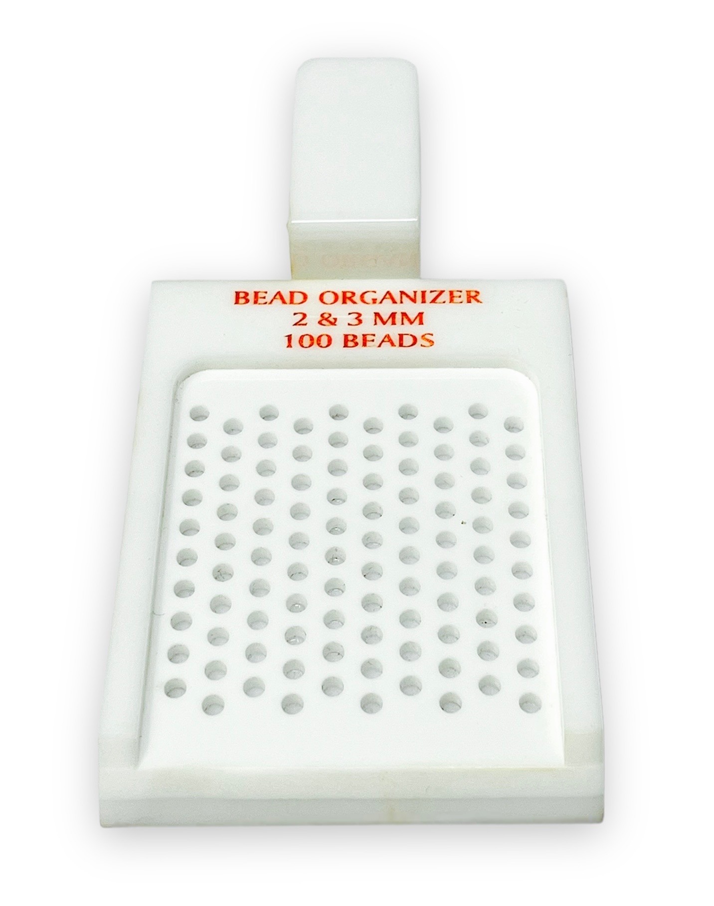 Bead Organizer Trays Acrylic (I) 2-3mm Capacity 100 Beads, BEAD