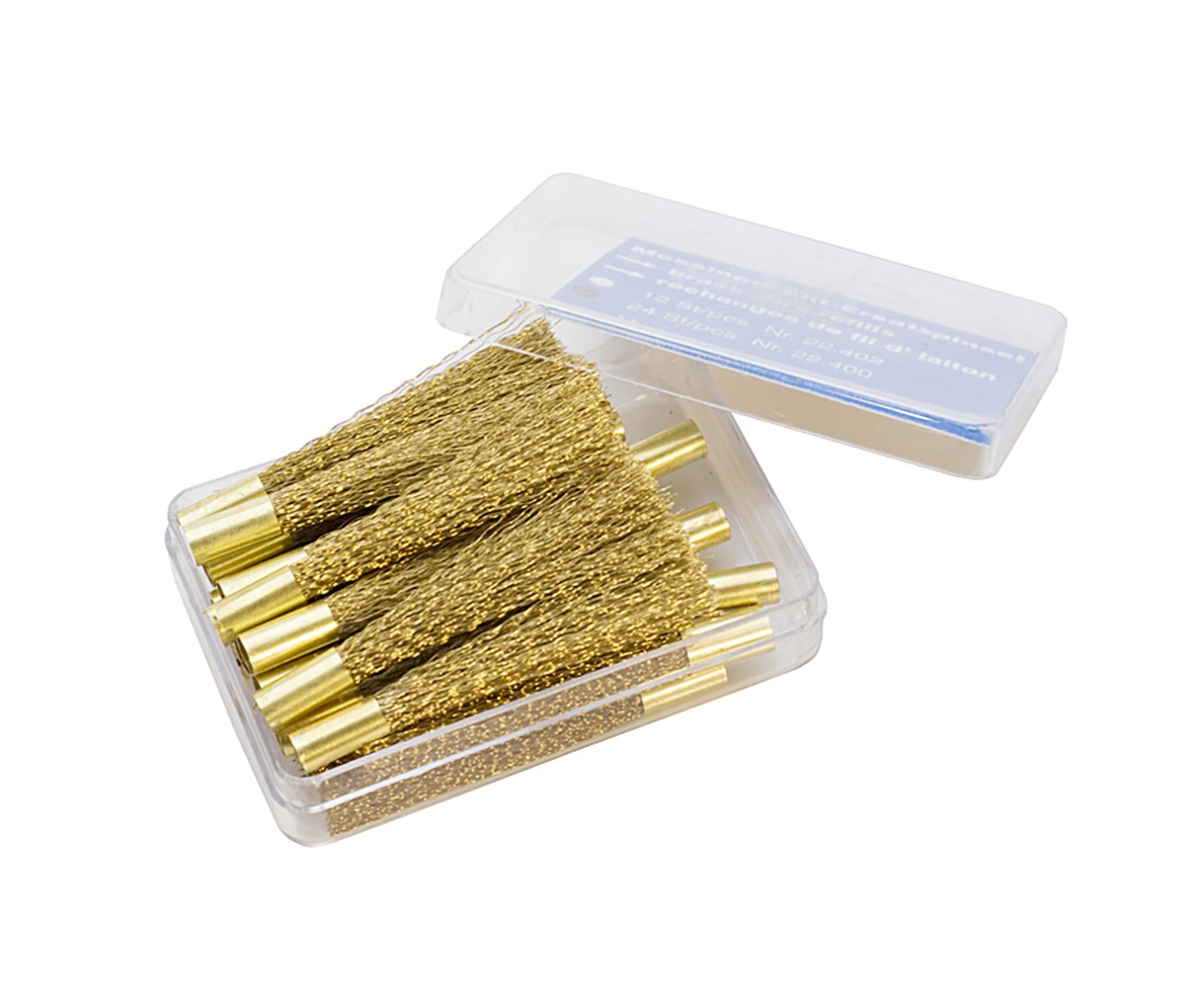 Box of 24 Brass Scratch Brush Refills