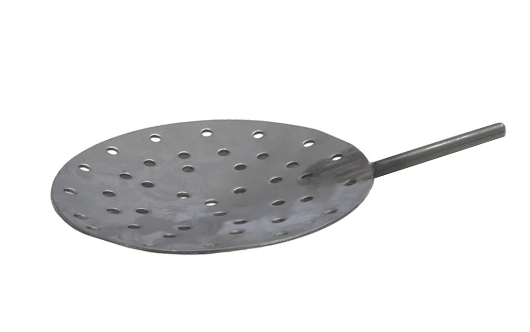 8" Diameter Stainless Steel Shallow Dish Skimmer w/ Holes