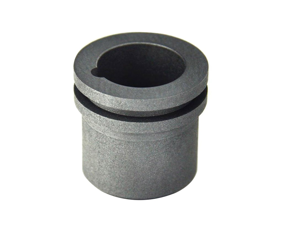 4 Oz Mini Gold R-9 PRO Kiln Metal Casting Crucible with Groove