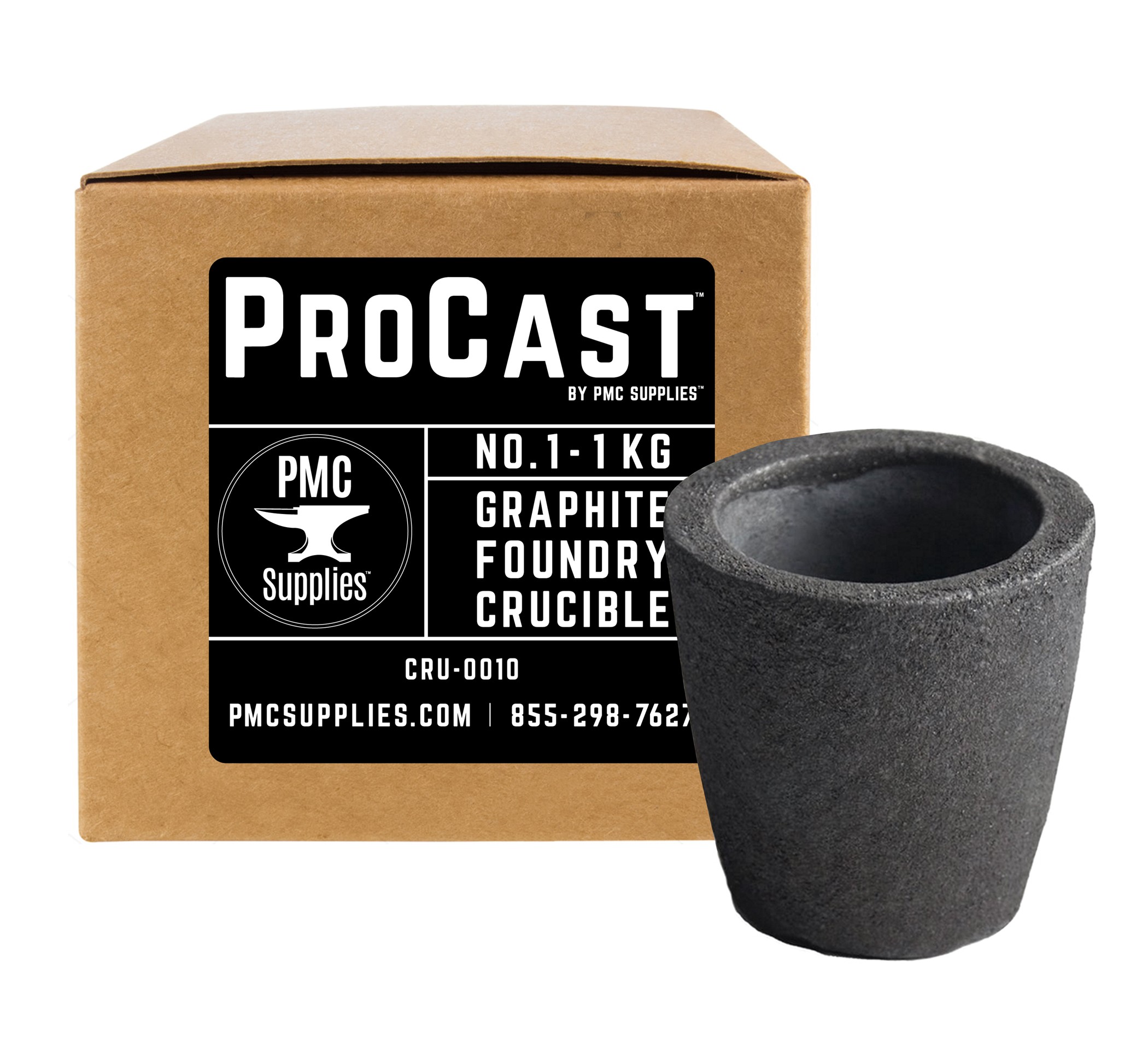 ProCast™ No 1 - 1 Kg Clay Graphite Foundry Crucible
