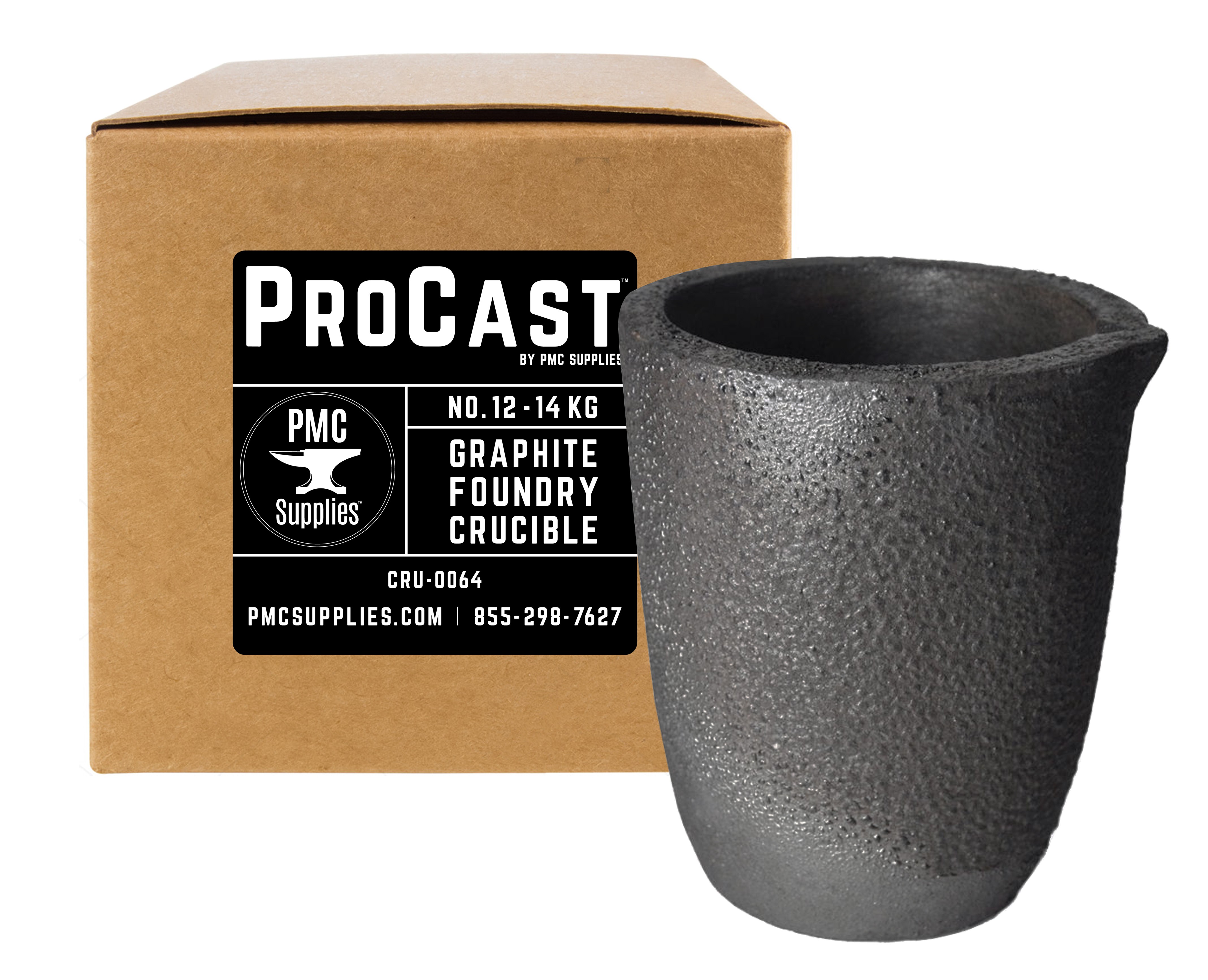 No 12 - 14 Kg Clay Graphite Foundry Crucible