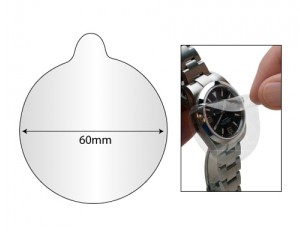 Pack of 25 Protective Film Sheets for Watches -  60 MM