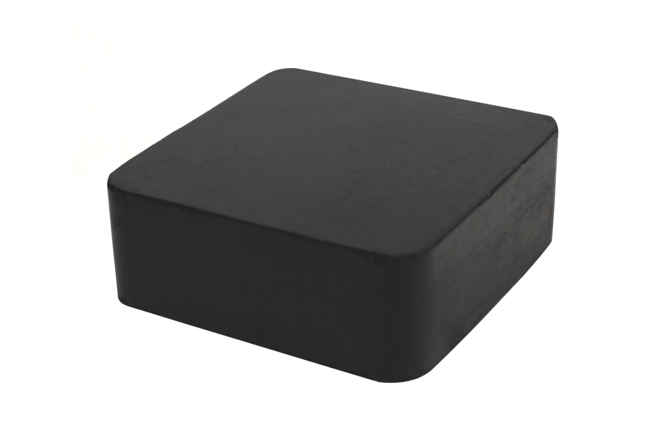 2-1/2" x 2-1/2" x 1" Rubber Dapping Block Stamping Surface
