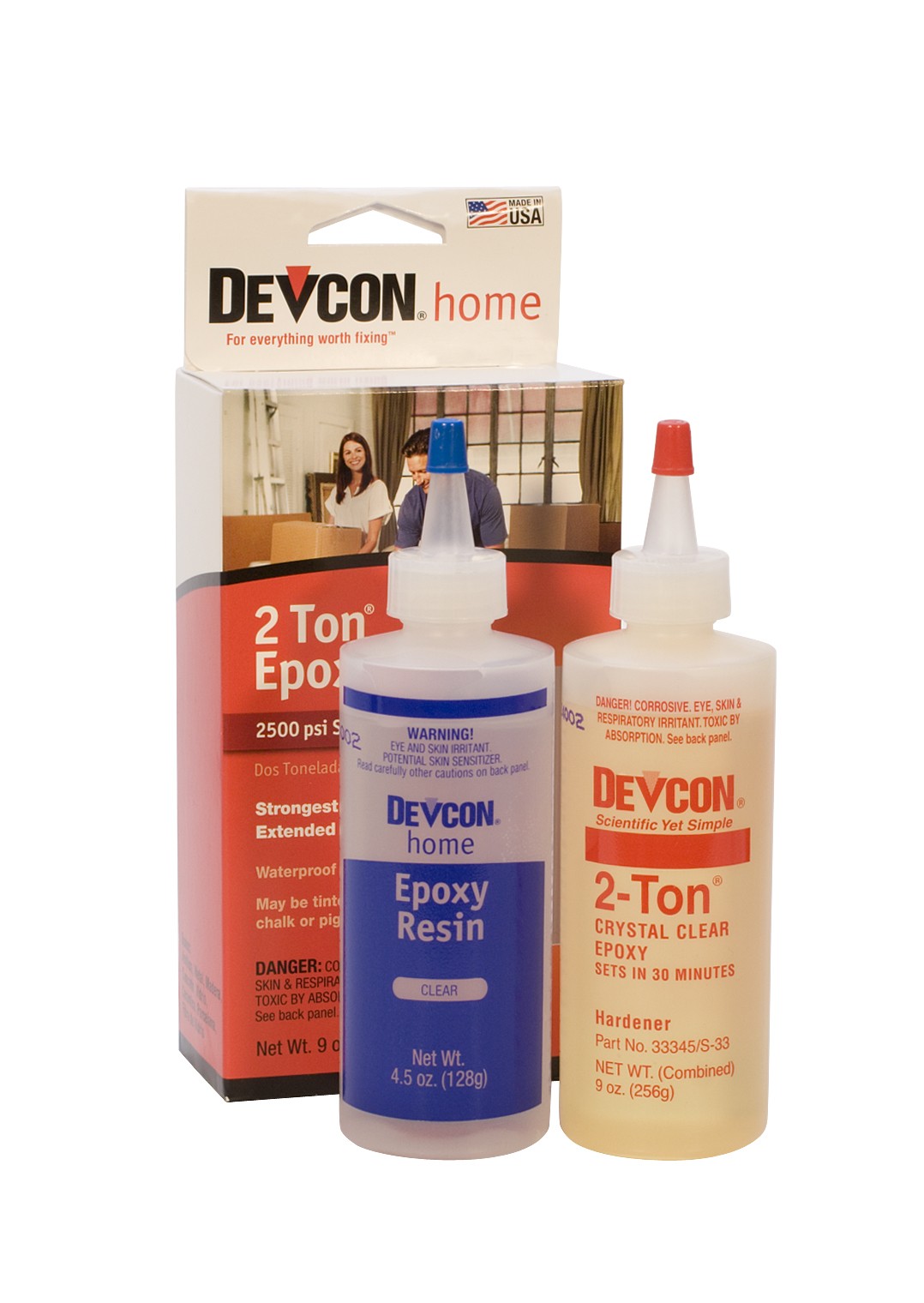 Devcon 2-Ton Epoxy - Two Bottles
