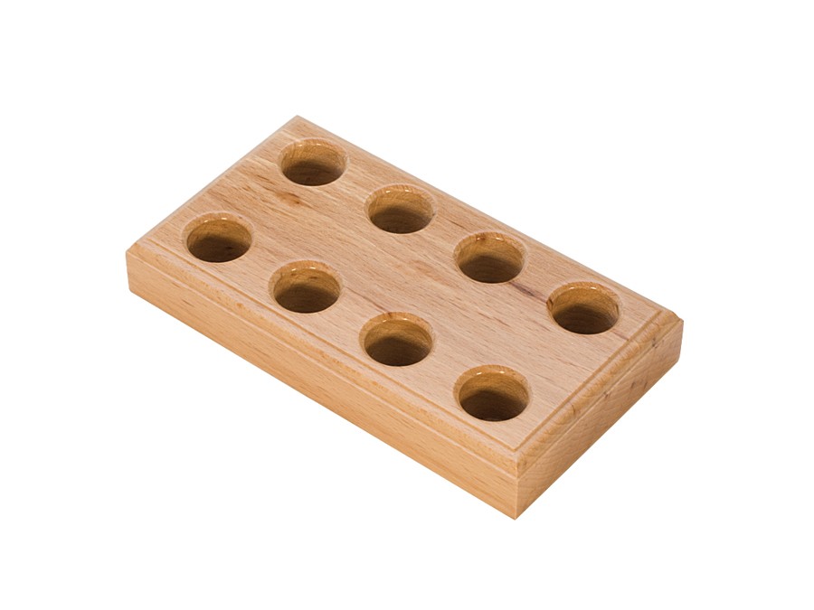 Wooden Plier Block w/ 8 Large Holes