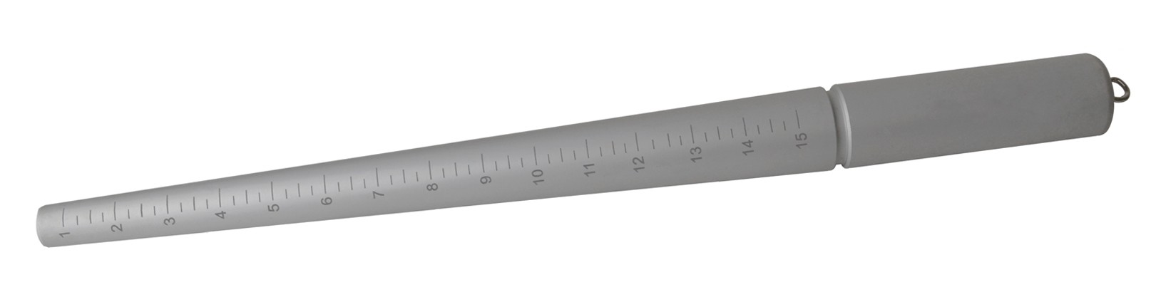 12" Aluminum Ring Stick with U.S. Standard Sizes 1-15