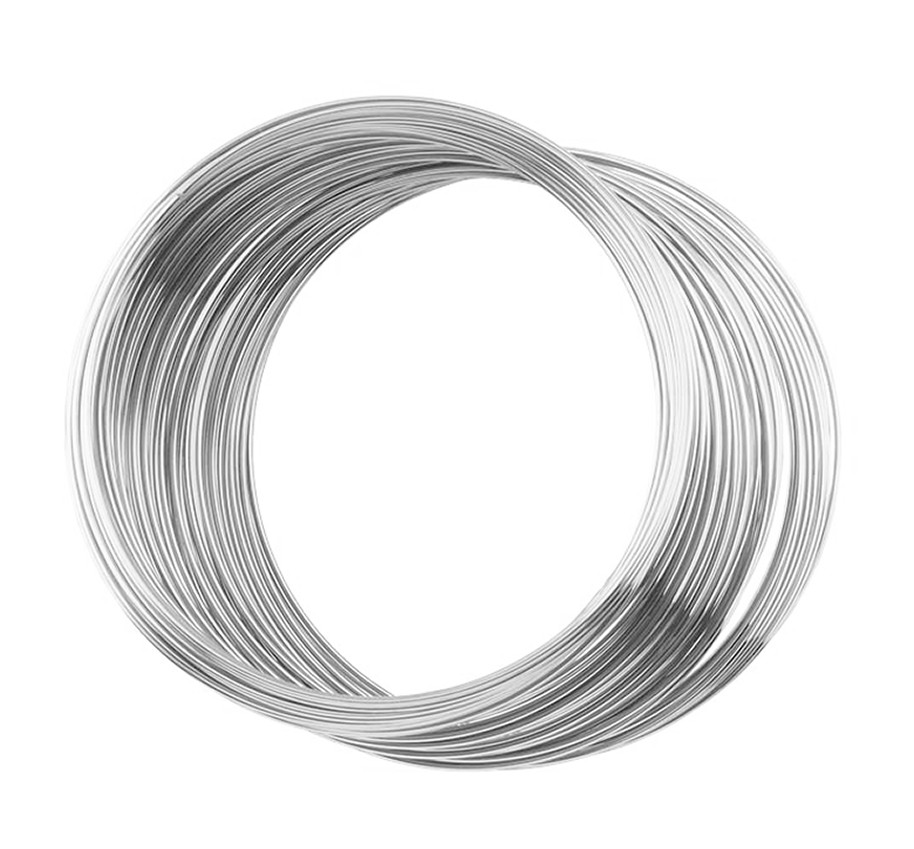 0.25" Stainless Steel Memory Wire - 1 oz Ring