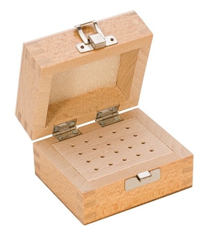 Wooden Bur Box with 20 Holes 