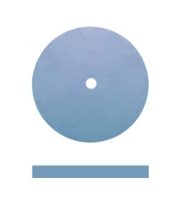 Silicon Polishers Unmounted - Fine (Light Blue) Square Edge Wheel, Pk/100
