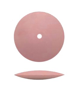 Silicone Polishers Unmounted - Extra-Fine (Pink) Knife Edge Wheel, Pk/12