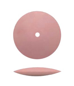 Silicon Polishers Unmounted - Extra Fine (Pink) Knife Edge Wheel, Pk/100