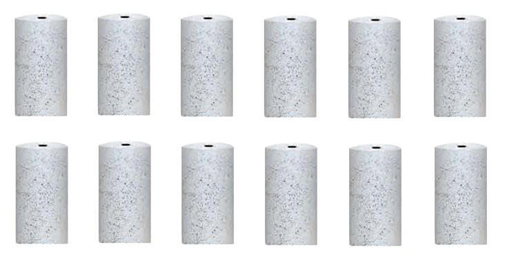 Silicon Polishers Unmounted - Coarse (White) Large Cylinder, Pk/12