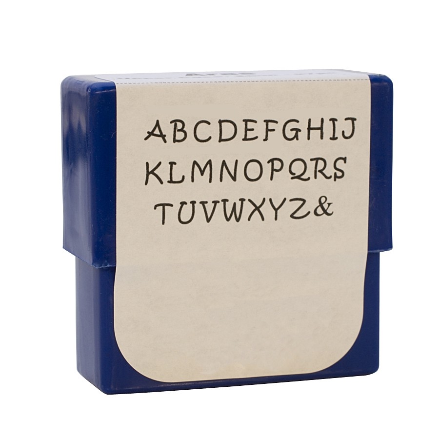 Aras Alphabet Stamp Set - 2 MM Upper Case