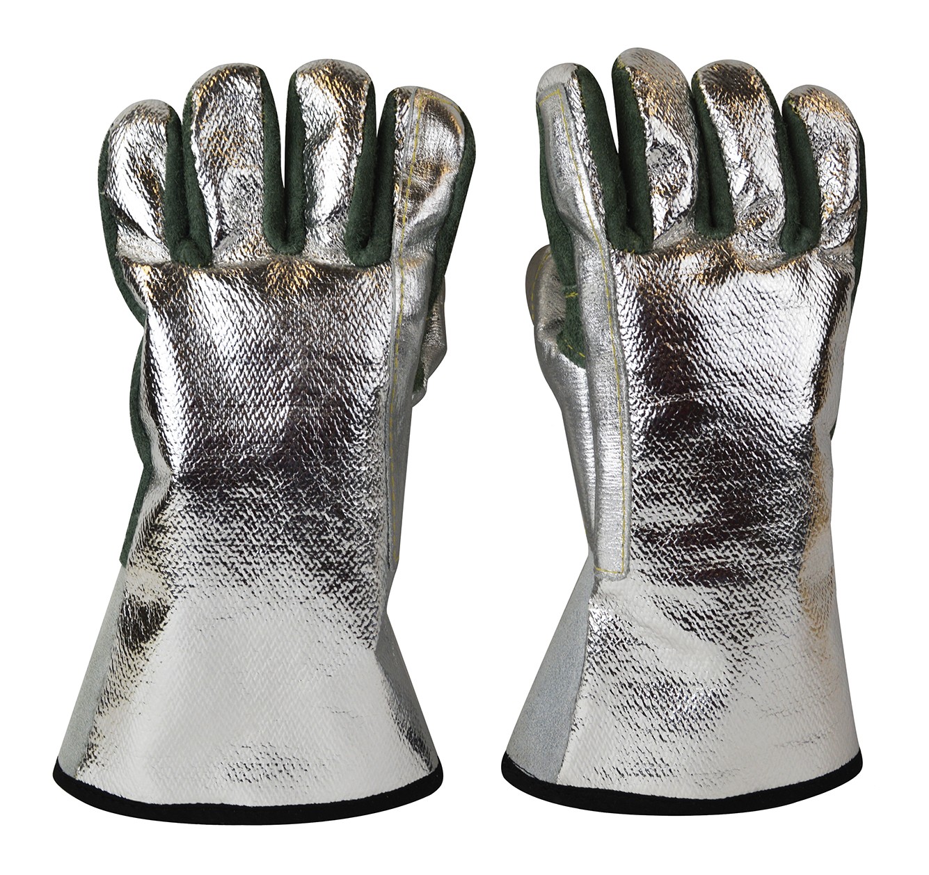 13" Kevlar® 18 Oz Aluminized Carbon Heat-Resistant Melting Furnace Gloves