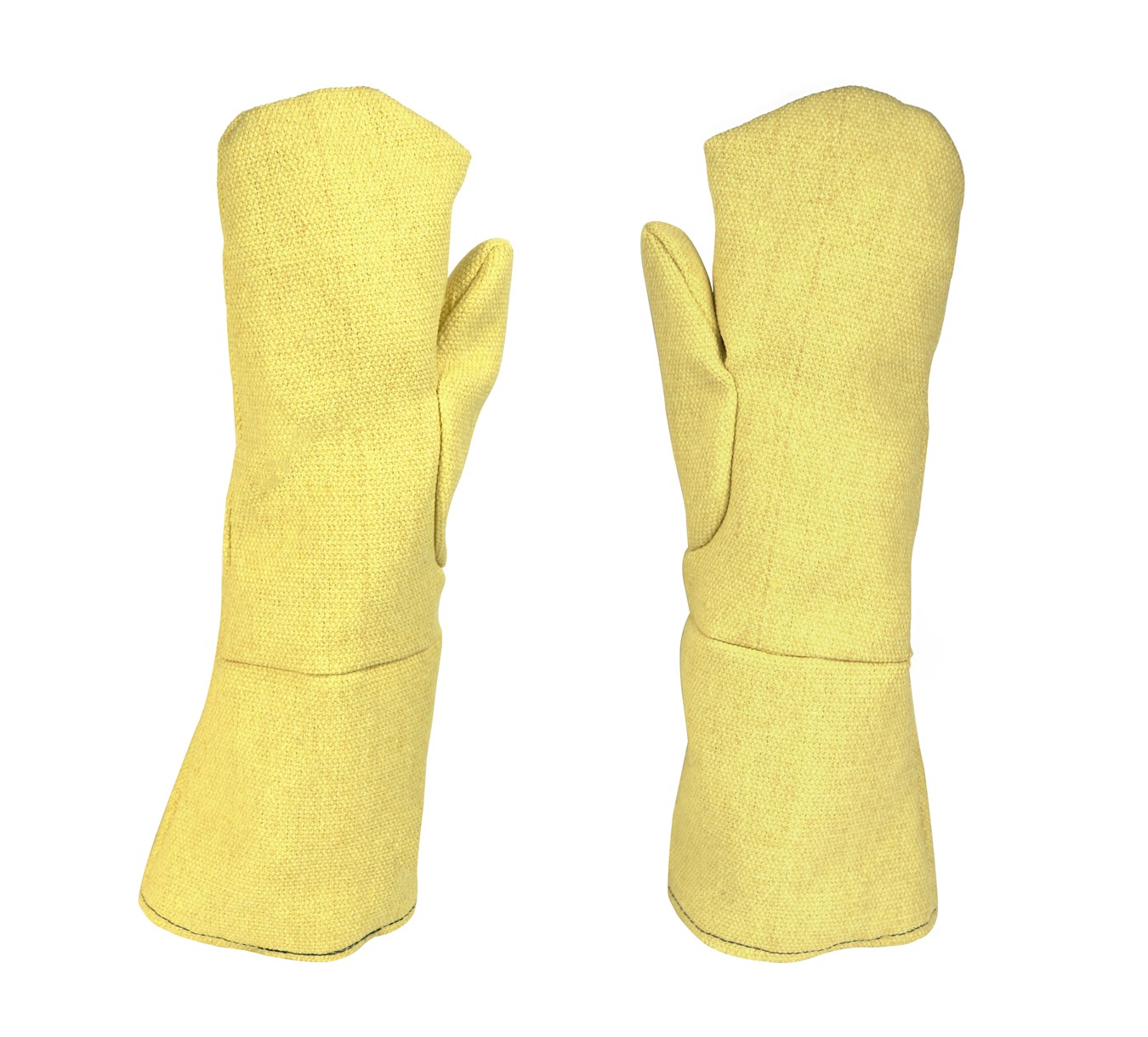 1pc Yellow Geometric Pattern Thickened Grid Anti-scald Heat Insulated Glove,  Oven Mitts Baking Gloves