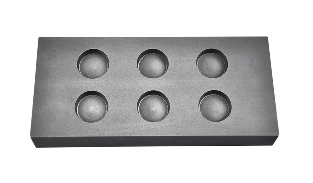 1 Troy Ounce Silver Multi Cavity Round Coin Graphite Ingot Mold