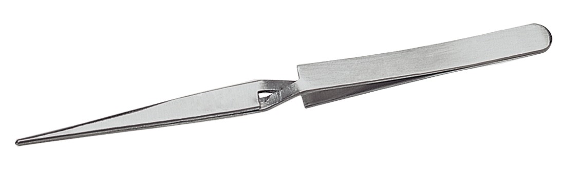 6-1/2" Serrated Medium Cross-Locking Soldering Tweezers